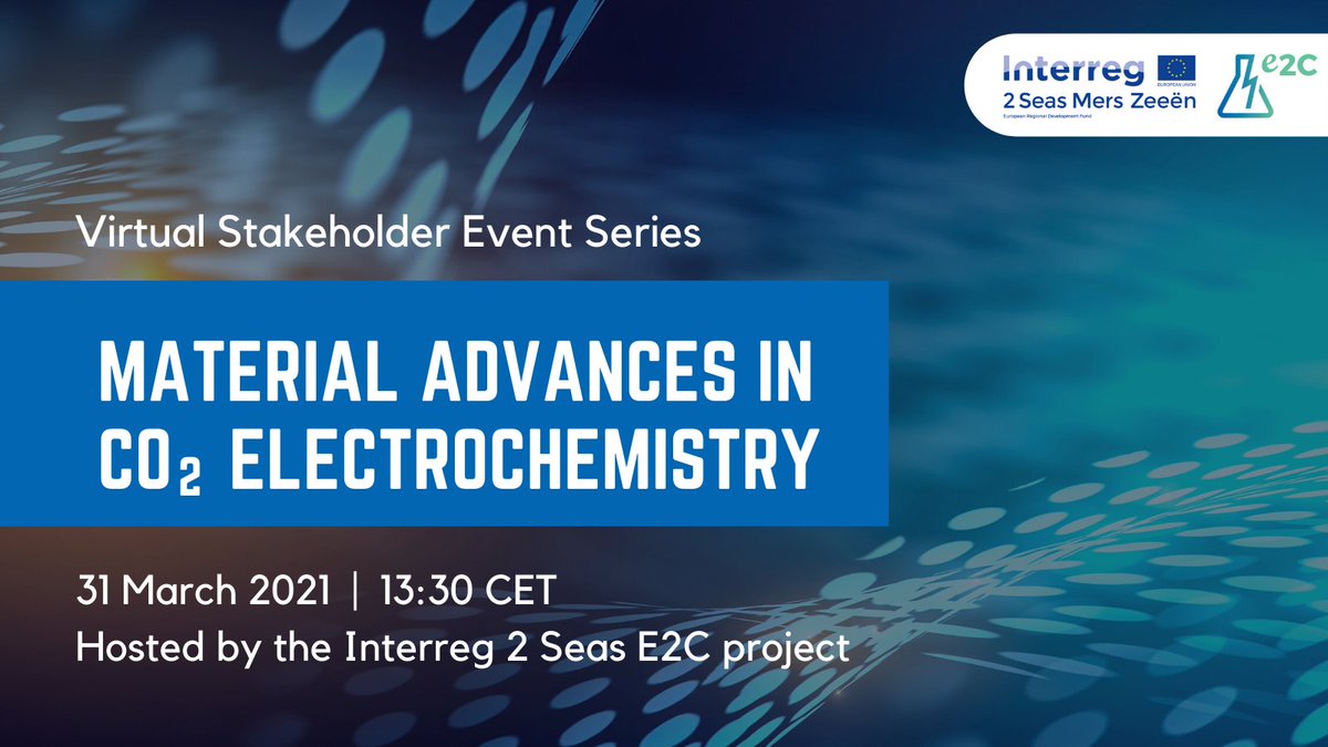 e2Chem2Seas's tweet photo. Don't forget to register for our first online Stakeholder Event "Material Advances in CO2 Electrochemistry"!

It starts next Wednesday at 13:30 CET and has attracted interest from across the globe. We hope you will join us!

https://t.co/KXkYkCeITo

#CO2 https://t.co/8hGTNyMRfd