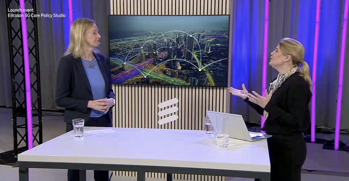 EricssonSoftw's tweet photo. We are LIVE! Today, @EHedfors, Monica Zethzon and Luca De Stefano are looking into the heart of the network - the core. Follow along for the latest on our recent #5G solution launch, Ericsson 5G Core Policy Studio. https://t.co/bPmFZiISWF https://t.co/1CSCTk6f88