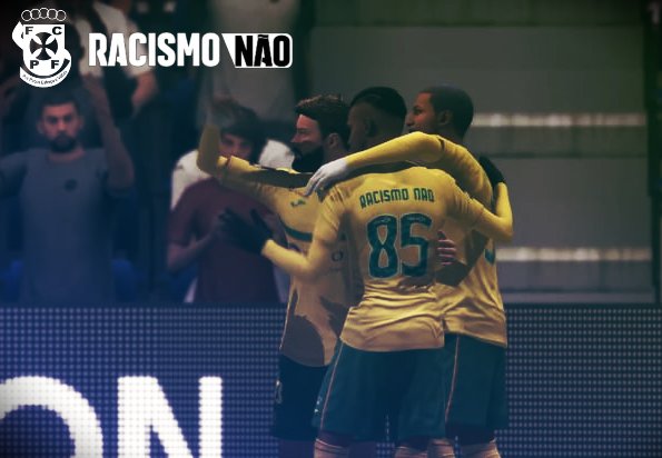 🌍 No passado dia 21 assinalou-se o Dia internacional contra a discriminação racial. O FC Paços de Ferreira Esports associou-se na luta contra racismo e entrou em campo no jogo de ontem com a inscrição nas camisolas "RACISMO NÃO".