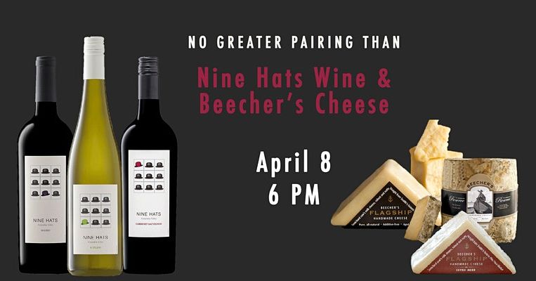 Have you ordered your Nine Hats Wine + Beecher's Cheese Tasting Kits yet? You don't want to miss this unique virtual event. Learn more ➡️ bit.ly/3c2cy6g 

#beecherscheese #wineandcheese #ninehatswines #ninehats #virtualtasting #virtualexperience
<a href="/Wa_State_Wine/">Washington Wine</a>