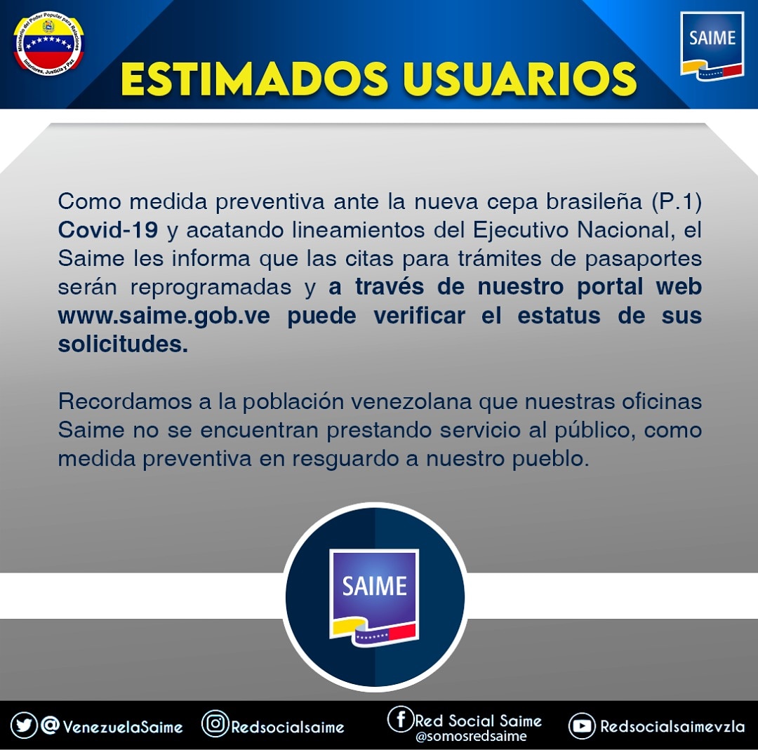 VenezuelaSaime tweet media