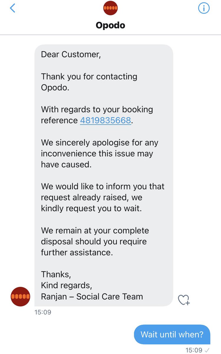 jamie_rowsell's tweet photo. Anyone else fed up of WAITING for @opodo to resolve their requests? 8 months on and still waiting. 8 months on and Opodo still has our money from a cancelled flight. How is this even legal? https://t.co/ikC4IRJYXO