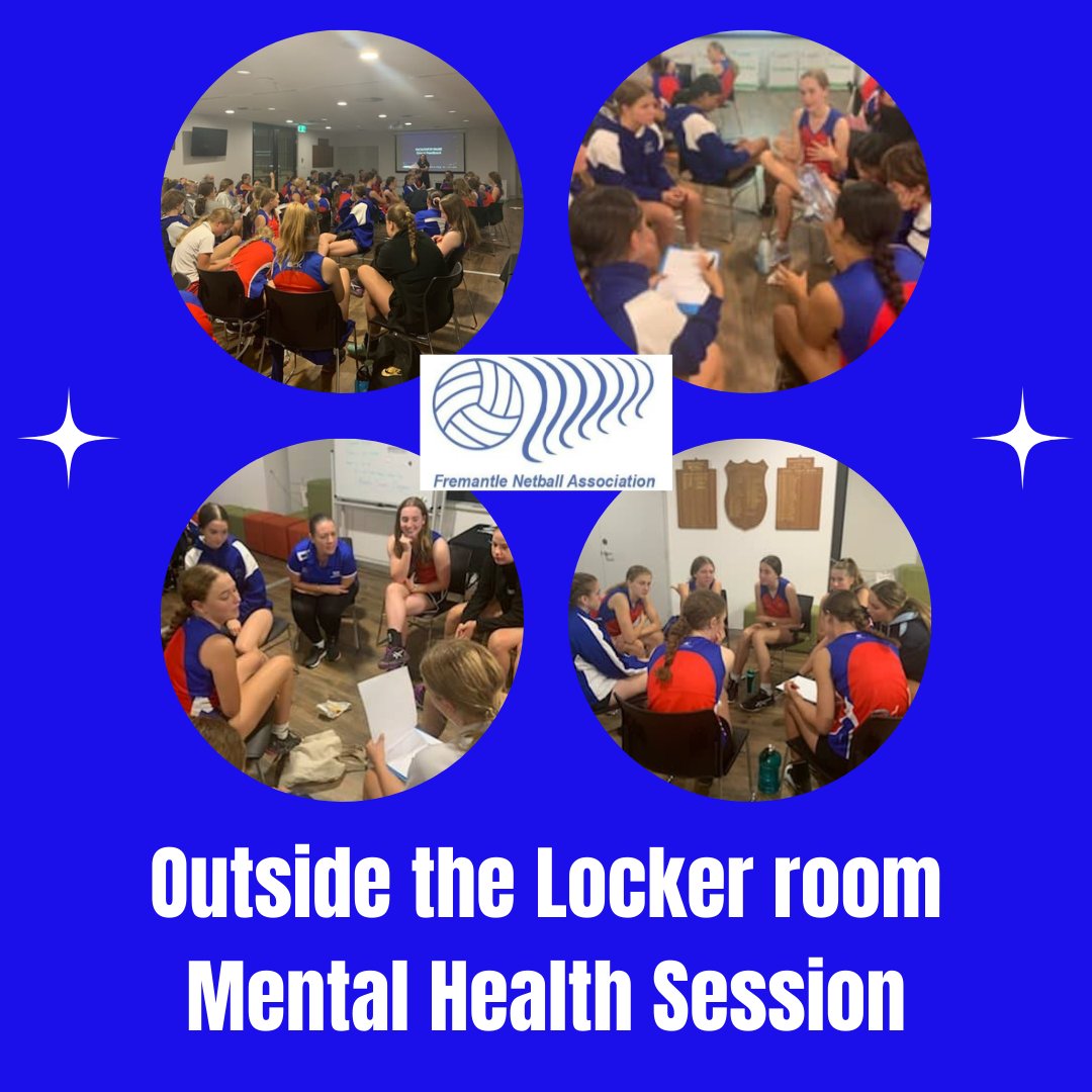 FNANetball's tweet photo. #outsidethelockerroom
#MentalHealthAwareness
#LetsTalk
#FNA2021
#FremantleNetballAssociation
#Freonetball https://t.co/0g3cK6BJl9