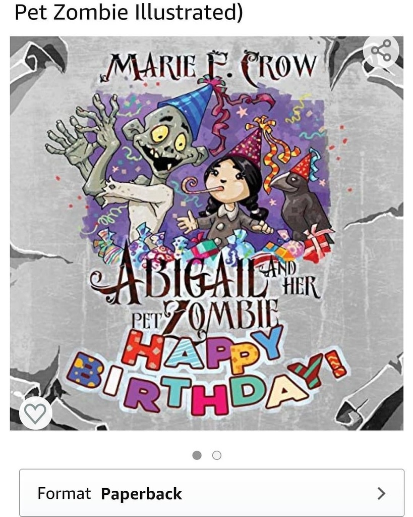 @authormariefcrow has a new book out and I have mine coming this weekend. Cant wait to see more of this Zombie and Abigails story.

#mariefcrow #childrensbook #abigailandherpetzombie instagr.am/p/CM2cGUFjgmN/