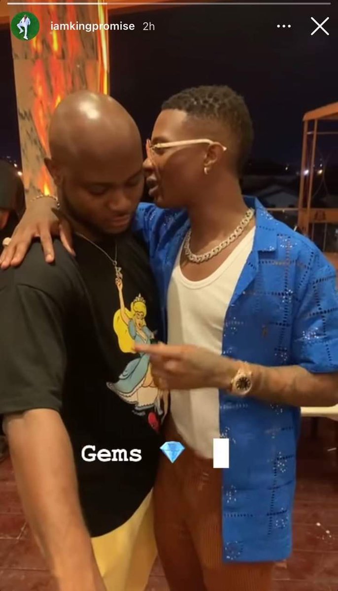 supremeysb's tweet photo. 2kings @IamKingPromise @wizkidayo https://t.co/N5J9rqcXFO