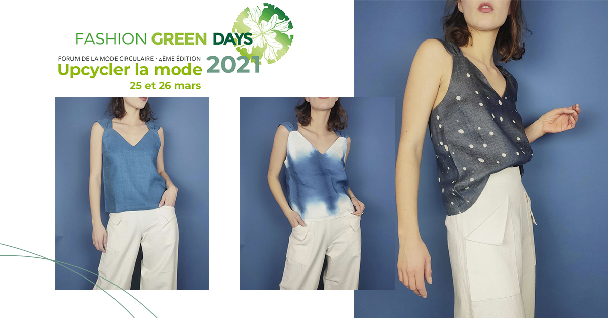 🇫🇷Les <a href="/FGDays/">Fashion Green Hub</a> 2021 auront pour thématique "♻️Upcycler la mode".

Dans cette démarche d'upcycling, nous sommes heureux d’avoir accompagné <a href="/LRecuperables/">Les Récupérables</a> pour créer des tops en lin à partir des chutes de tissus du Linen Dream Lab© : lin blanc, chevron, bleu ou tie and die 👚