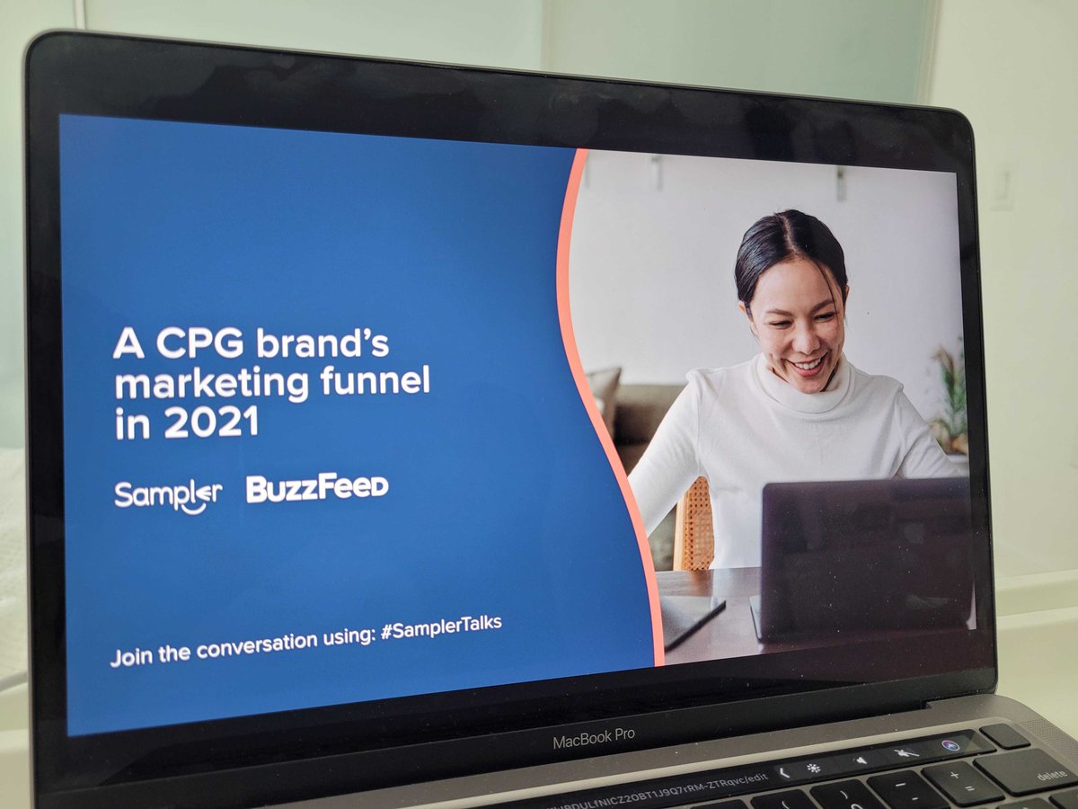 SamplerBusiness's tweet image. Kicking off today's webinar! Join the conversation or ask any questions you have for our speakers using #SamplerTalks 🚀