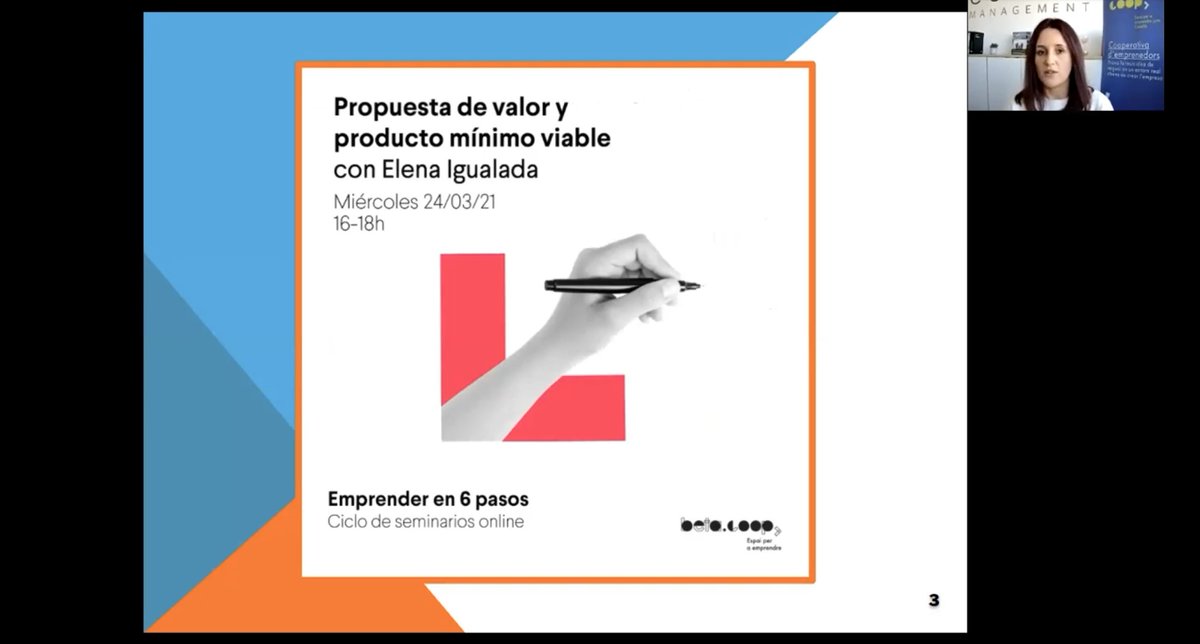 Beta_Coop's tweet photo. 😍 Així va anar el 3er seminari de “Emprender en 6 pasos”, el cicle que portem en marxa des de febrer fins a juny per a poder ajudar als futurs i futures emprenedors i emprenedores. Encara en queden 3!

Si vols apuntar-te pots fer-ho ben ràpid i fàcil ací: https://t.co/xsJi7piHsX https://t.co/8QQokgGDGv