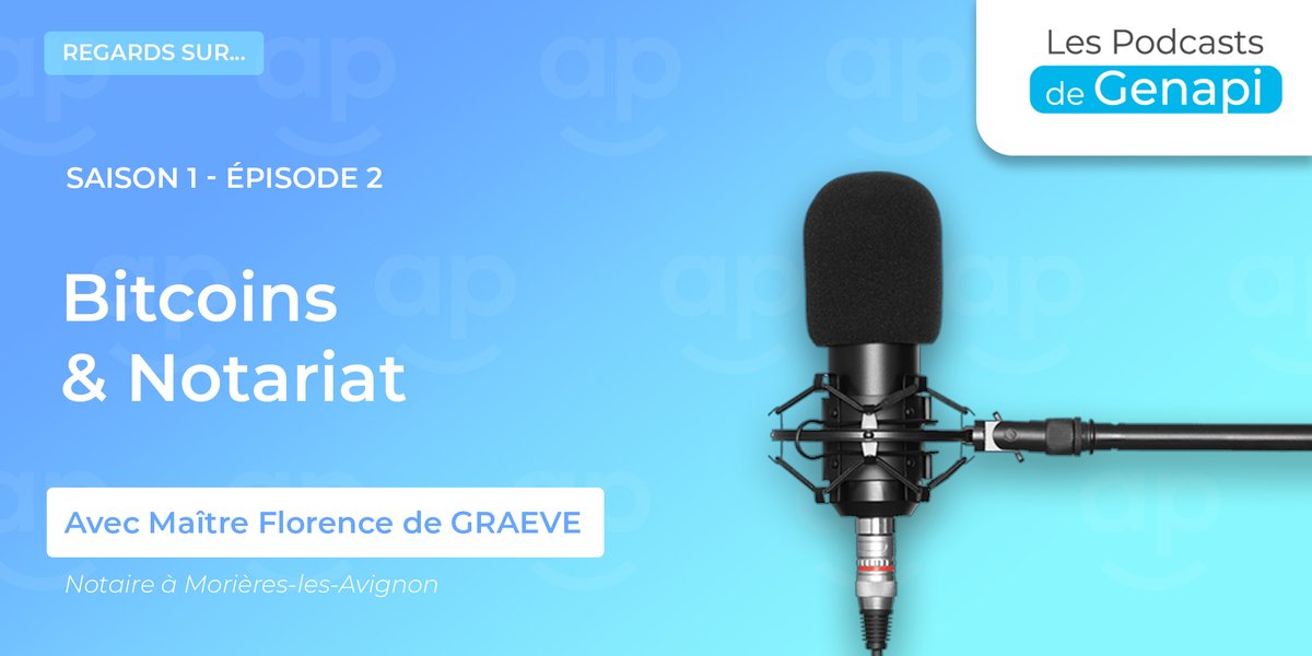 ChangeonsLeJeu's tweet photo. RT @genapi: 📢 [Les #Podcasts de #Genapi]

🔊 Découvrez le dernier numéro de notre rubrique « Regards Sur… » avec Maître Florence de GRAEVE :
#Bitcoins &amp; #Notariat

➡️ https://t.co/Su7pYdteng

Un sujet, un #Expert à nous recommander ?
➡️https://t.c… https://t.co/OMhLiKrlIP