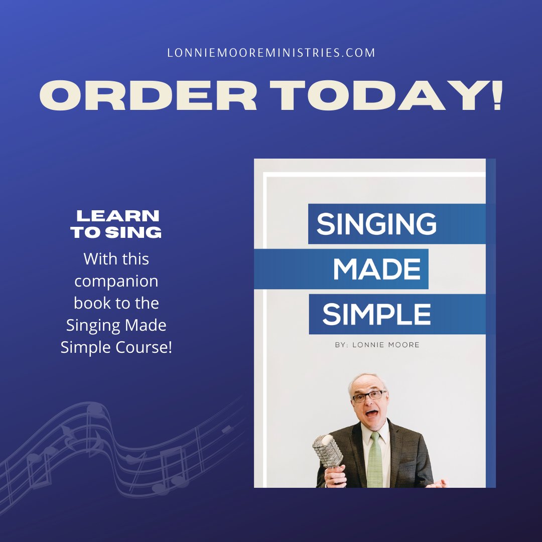 Start improving the voice God has given you with my new book!
amazon.com/Singing-Made-S…