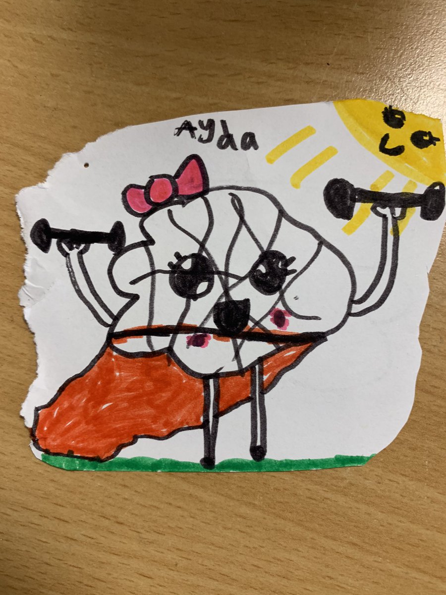 My brain is growing and growing! It is a super brain !!!! Ayda