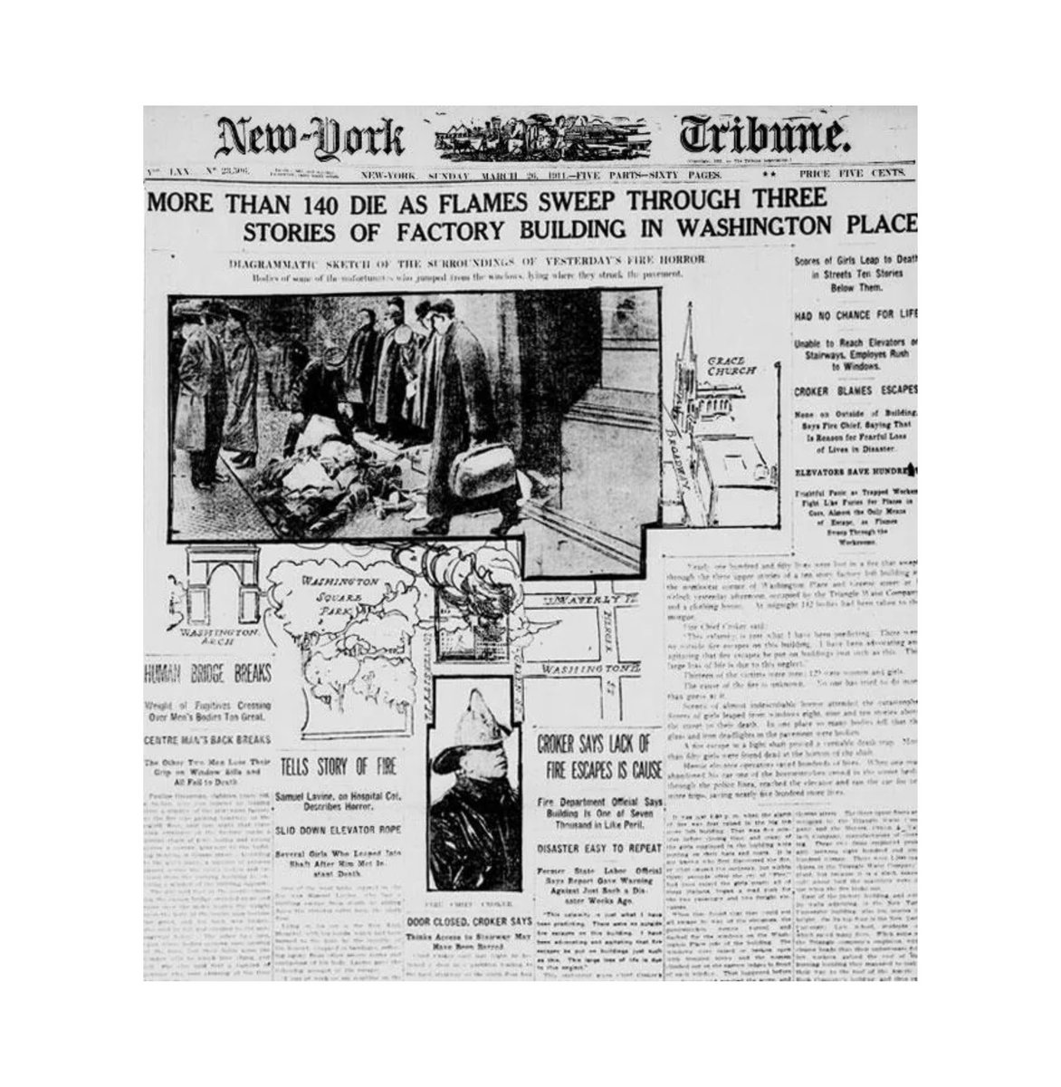 LaborersBrigade's tweet image. Today we honor the 147 garment workers who lost their lives 110 years ago in one of the deadliest workplace disasters in NYC history, known as the Triangle Shirtwaist Factory Fire.  We continue to fight for workplace safety worldwide.  #triangleshirtwaistfactory