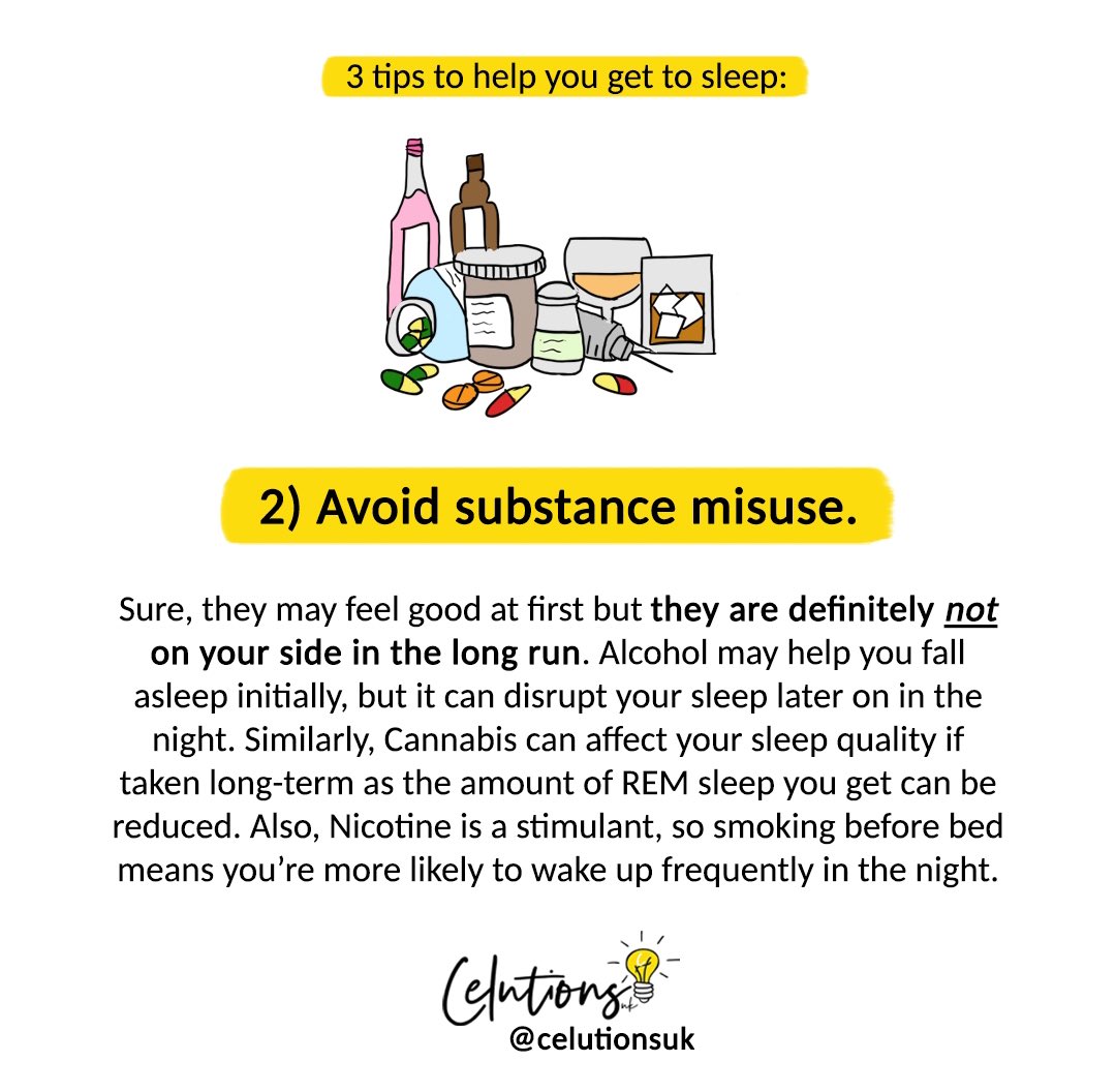 CelutionsUk's tweet photo. 3 tips to help you get to sleep👇🏾 https://t.co/44n0MsKTYQ