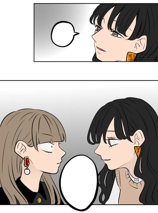桃香のイヤリングのべっ甲柄、ところどころ描き忘れてしまい 耳にドリトスつけてる人みたいになっちゃいました。ゴメンネ🥺 