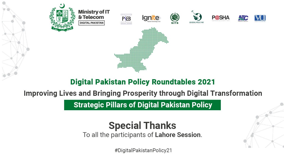 IgniteNTF's tweet photo. Digital Pakistan Policy Roundtables 2021 
#DigitalPakistanPolicy21 #DigitalPakistan #DigitalPakistan2021 #DigitalPolicy21 https://t.co/WqeUiSGqMe