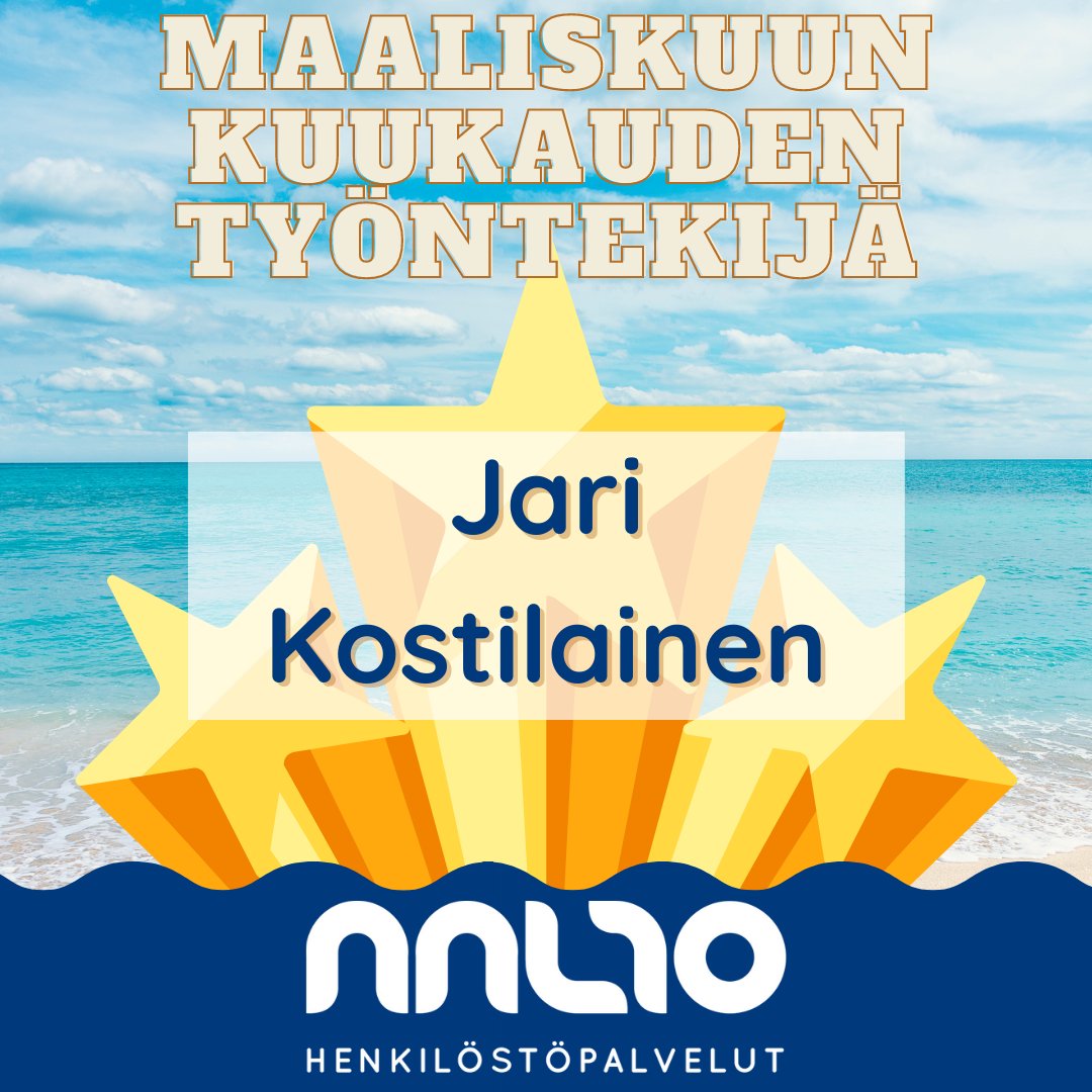 aaltovoima's tweet photo. Maaliskuun kuukauden työntekijämme on Jari Kostilainen!⁣
⁣
Jari saa kuukauden työntekijänä palkinnoksi lahjakortin S-ryhmälle sekä diplomin muistoksi! 😊⁣
⁣
Aalto Henkilöstöpalvelut kiittää Jaria hyvästä työstä! 😊🌊⁣
⁣
#KuukaudenTyöntekijä #Maaliskuu #AallonVoimallaTöihin https://t.co/NmxCCG0Awo