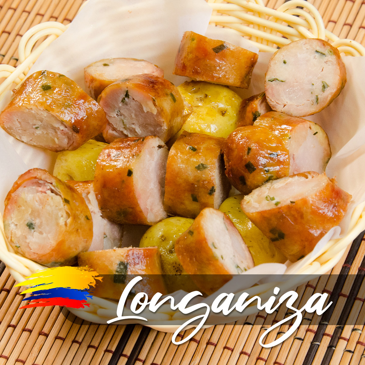 DondeManuelCol's tweet photo. Delicias colombianas que encuentras Donde Manuel. Has probado nuestra Longaniza? Visítanos y disfruta su exquisito sabor. Te esperamos este fin de semana de 11am a 5pm. Conoce nuestra carta: https://t.co/zBT0ARK9Vg #domiciliosbogota #restaurantesbogota #RestaurantesDomicilios https://t.co/FSur8UZ2J4