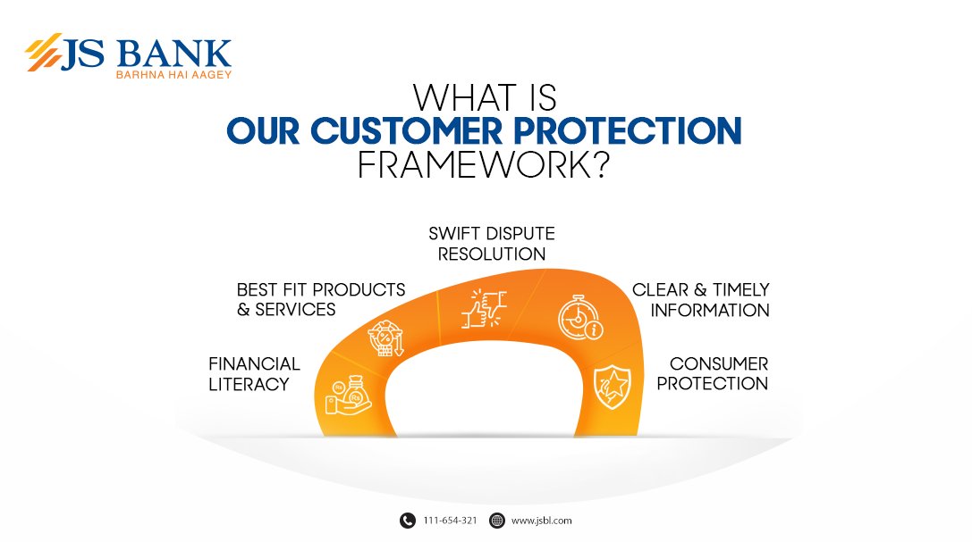 JSBLPak's tweet photo. We ensure timely, accurate and detailed information and/or action for the benefit of our customers.
Visit https://t.co/ffkGJSmcfP or call (021/051) 111-654-321 for assistance.
#JSBank #BarhnaHaiAagey #BankSecure https://t.co/JRNC3LqitX