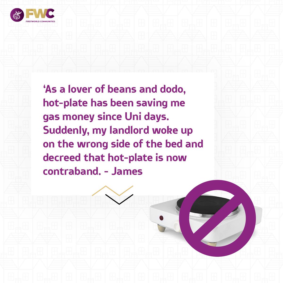 fwc_ltd's tweet photo. Share a funny rule your landlord put down and stand a chance to win airtime. 

#FirstWorldCommunities #AvoidLandlordWahala  #ThursdayThoughts https://t.co/YJ04b91ikU