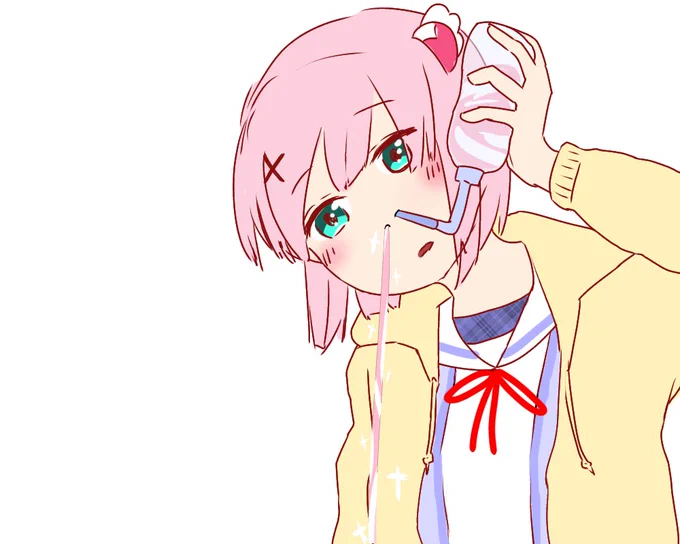 #まいにちよだ
鼻うがいをするちよだ 