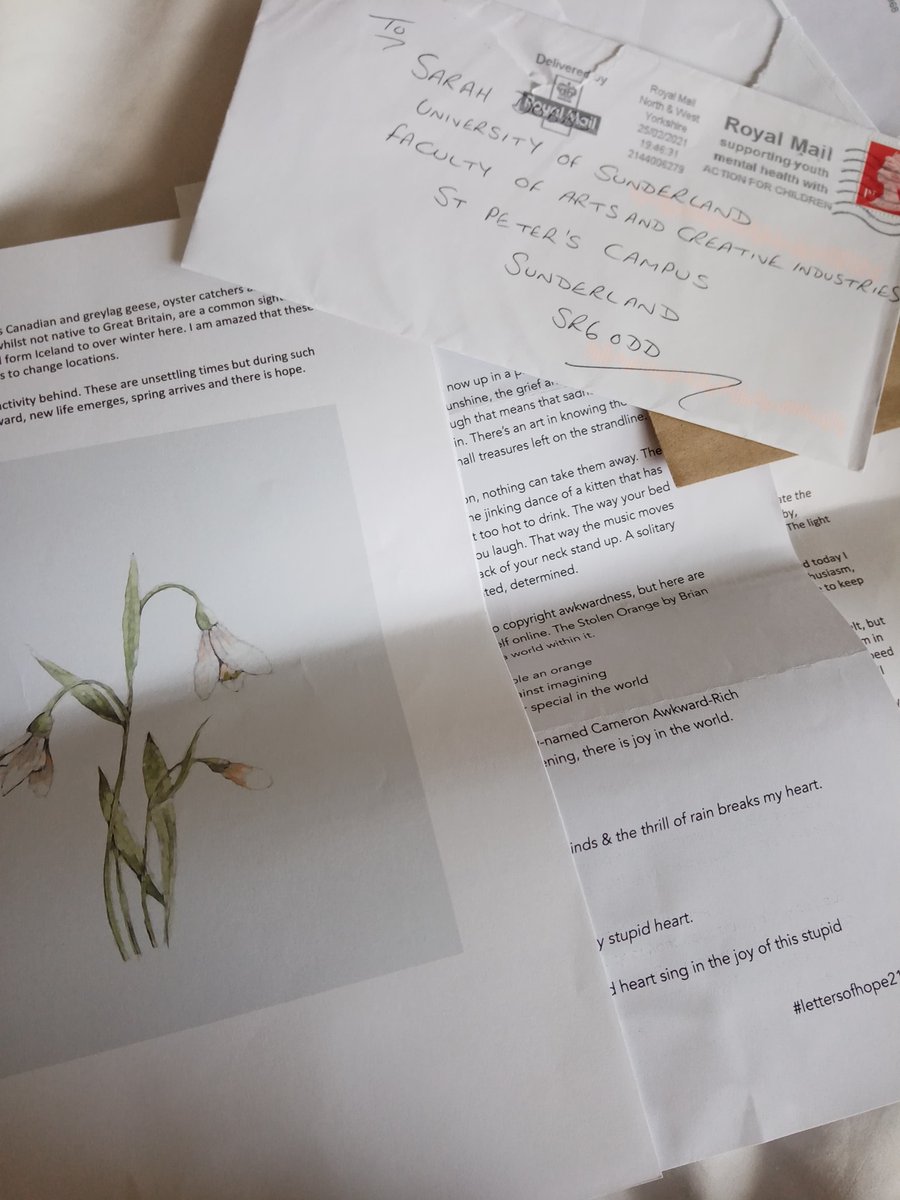 LettersofHope21's tweet photo. A few more lovely letters for our project - thank you! Don't forget to give our spacehive link a share if you can https://t.co/B5S93MLQr1 #lettersofhope21 #writingcommunity #sunderland #penshawmonument #performance https://t.co/yPsUvgASYM