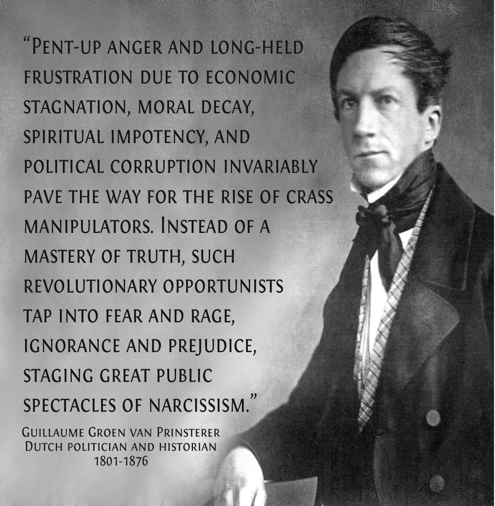 drdominee's tweet photo. #truth #populism #groenvanprinsterer https://t.co/3ysRKDRCSZ