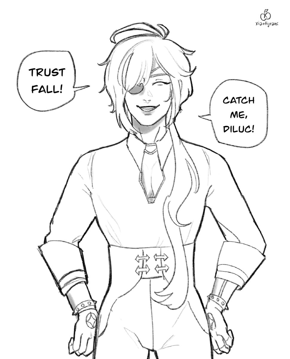 Xiaoti Trust No One Except Diluc Kaeluc Luckae ガイディル ディルガイ T Co Pfvlhwepf5 Twitter