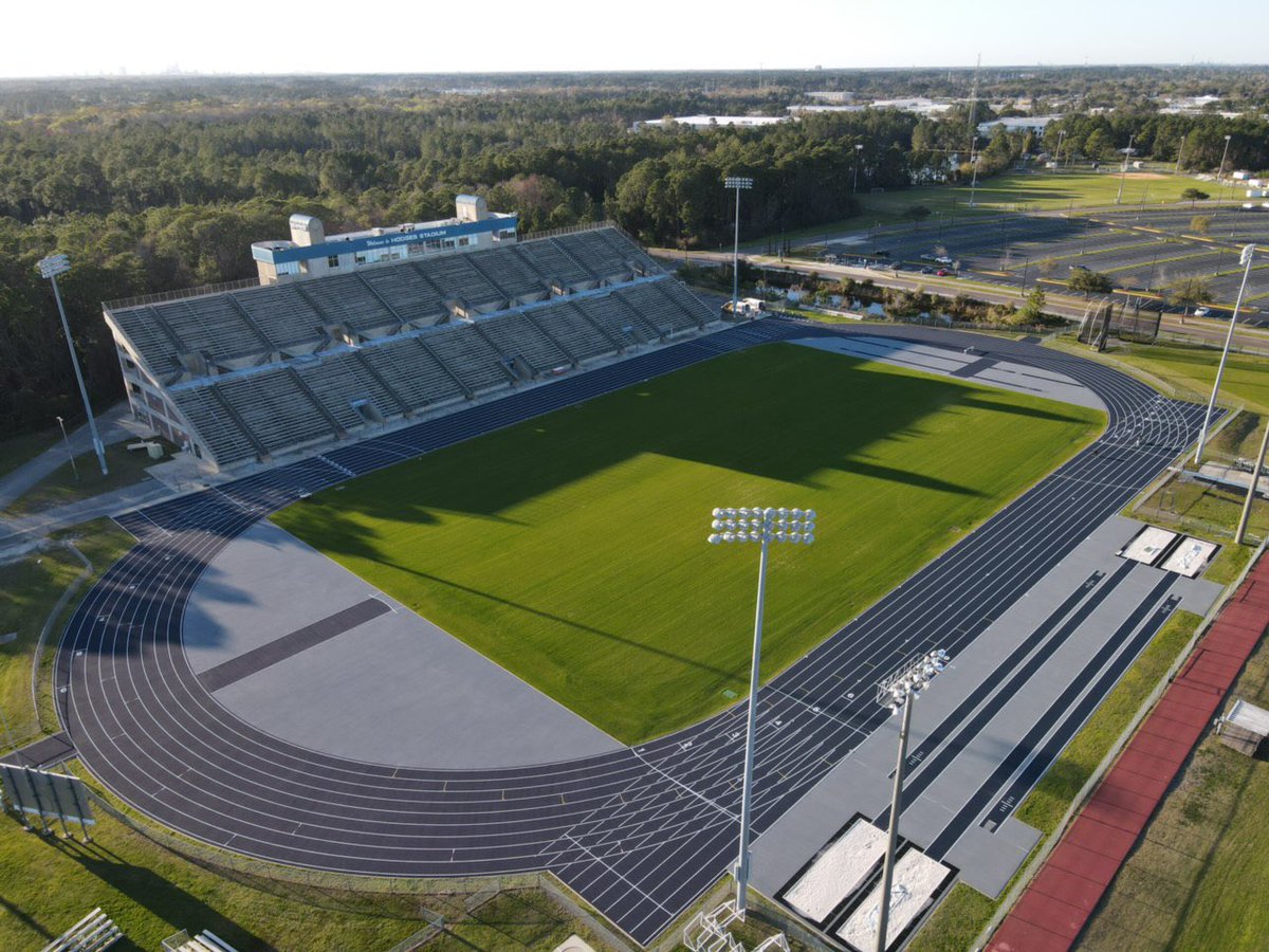 OspreyXCTF's tweet photo. Today we celebrated the grand opening of the Visit Jax Track at Hodges Stadium!

#SWOOPLife https://t.co/8GkDkRM31O