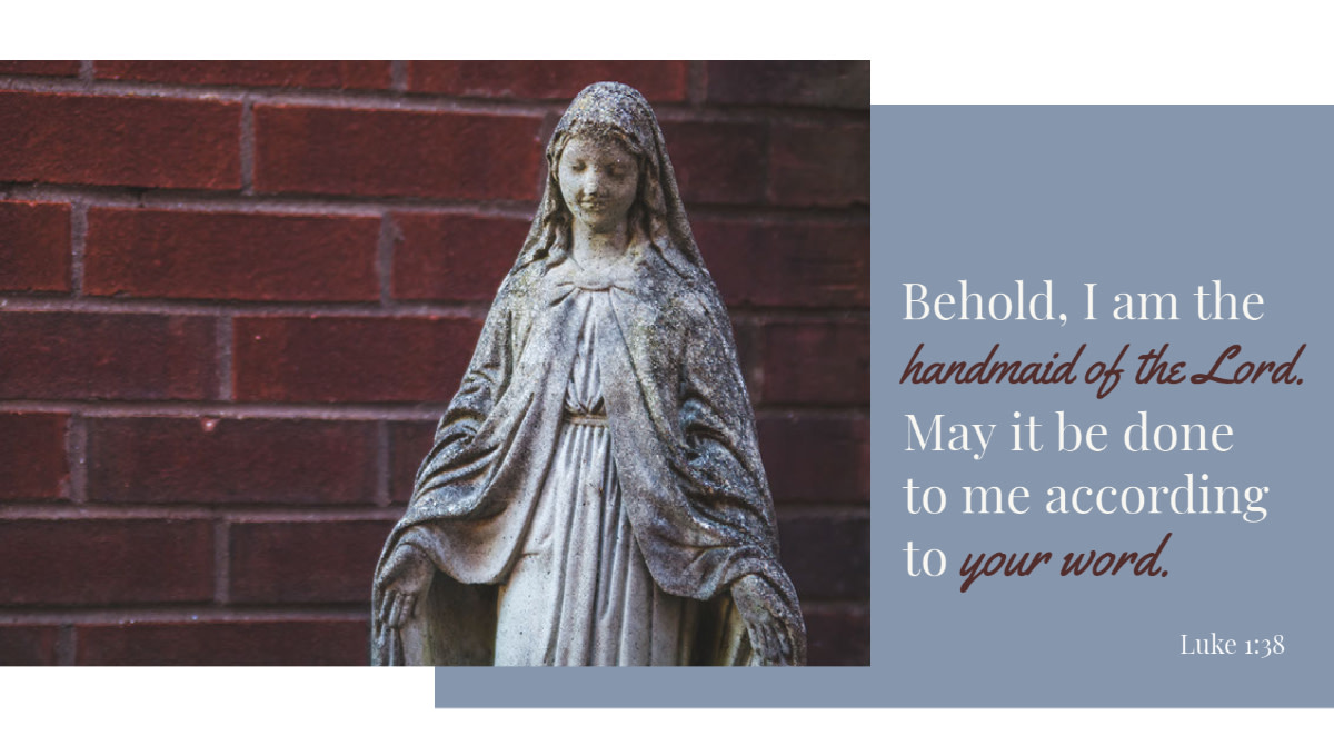 Mary, thank you for your yes! Happy Feast of the Annunciation!