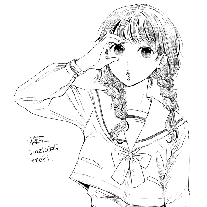 ペン入れ練習 