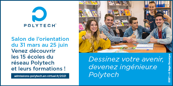 reseaupolytech's tweet photo. [🗓️Place à l’orientation avec le salon virtuel Polytech]

Le réseau Polytech organise un salon virtuel du 31 mars au 25 juin 2021 afin d’aider les étudiants à bien définir leur orientation➡️https://t.co/oR7q6i2bIh https://t.co/xq6dDYqEYY