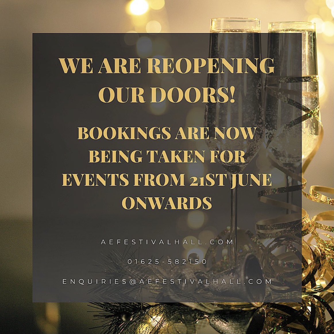 Getting ready to celebrate with your loved ones after 21st June? 🥳🥂 Get in touch to see how we can help! 🎉

#lovealderley #alderleyedge #SK9 #wilmslow #cheshire #knutsford #aetag #macclesfield #prestbury