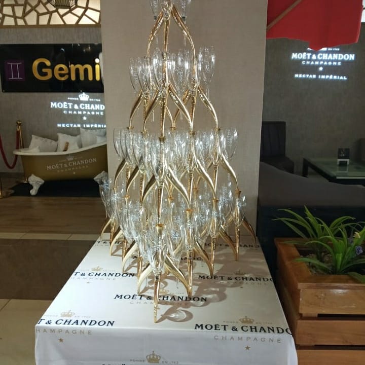 ExactExperient2's tweet photo. The new baby in town is @Gemini bar and bistro located at Adlife Plaza. Today we're launching this courtesy of @moetchandon https://t.co/d1FjoHujzb