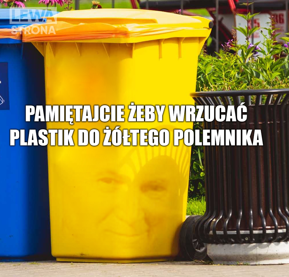 LewaStrona_'s tweet photo. Zainspirowani dzisiejszym filmem Gonciarza, również zachęcamy do wrzucania plastiku to żółtych pojemników :))

link do filmu: https://t.co/smZ7xPutWd https://t.co/Gbl44n91l6