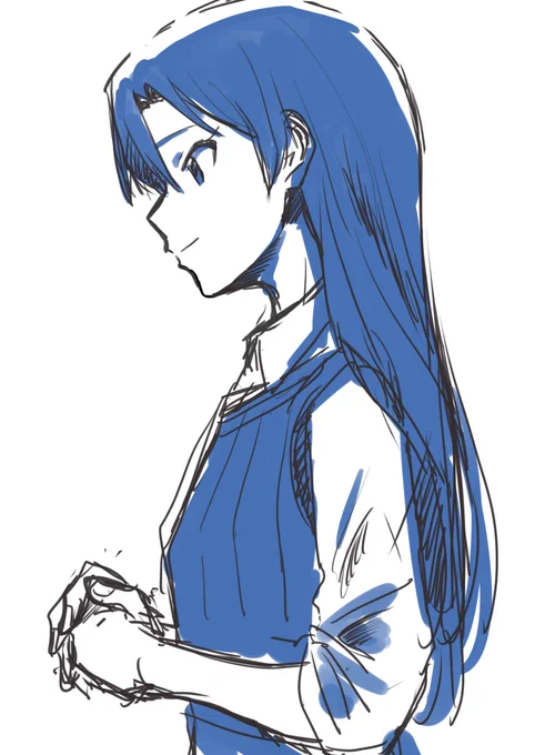 20分らくがき 千早 