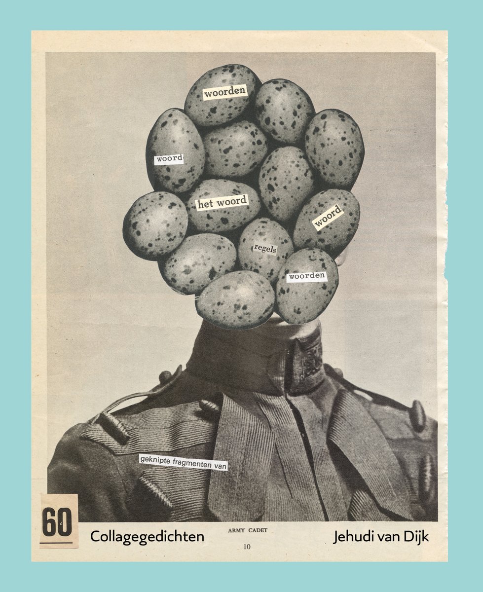 CACTUS_BOOKS's tweet photo. -------- Proudly to announce ---------
60 Collagegedichten van Jehudi van Dijk
verschijnt op 15 april a.s. https://t.co/Pr6lMP4DUJ