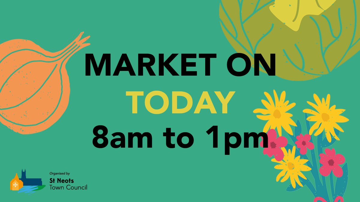 Visitstneots's tweet photo. Our Farm &amp; Craft Market is up and running until 1pm. #FarmandCraftMarket #ShopLocal #SupportLocalBusinesses #ShopSafely https://t.co/0dNMlDUlX6