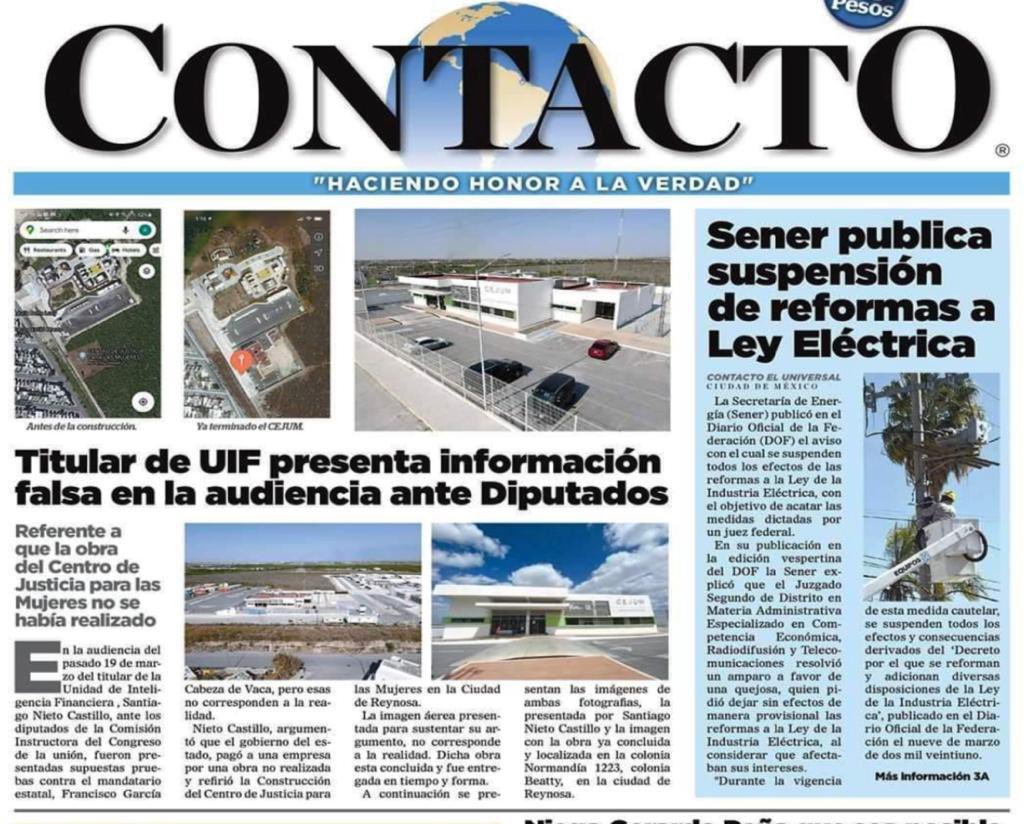 Mexicoenllamas's tweet photo. UIF PRESENTA INFORMACIÓN FALSA CONTRA EL GOBERNADOR DE TAMAULIPAS EN LA AUDIENCIA ANTE DIPUTADOS 

La Unidad de Inteligencia Financiera injuria a Gobernador con imagen de Google Maps que es ajena a la realidad. Las obras inexistentes si fueron ejecutadas y  están en funciones. https://t.co/vogX8CSooh