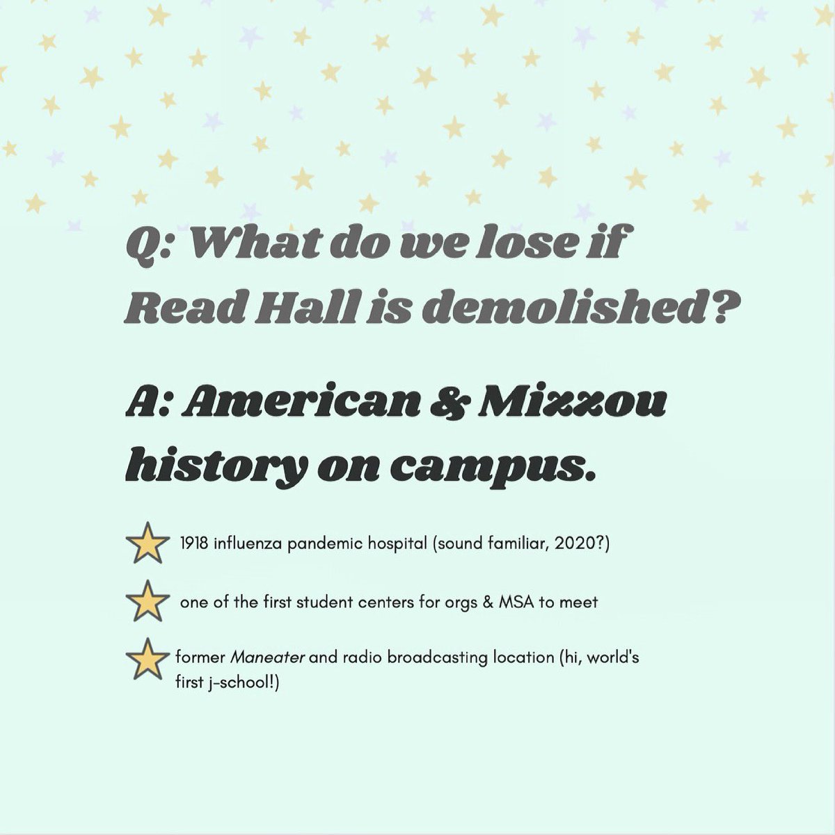 savereadhall's tweet photo. #savereadhall https://t.co/Yd894AZVKJ