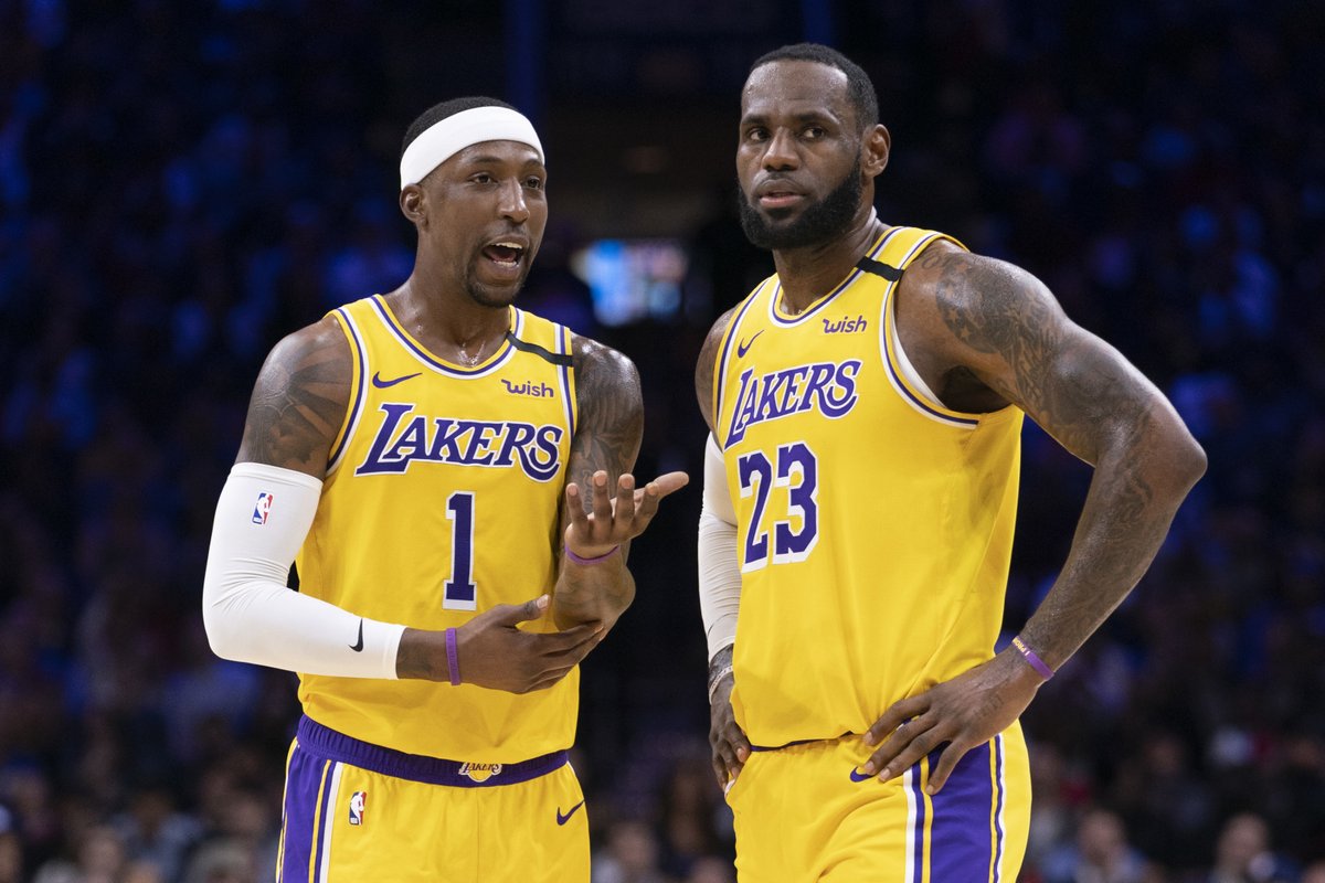 RTNBA's tweet photo. The Lakers are offering Dennis Schroder, Wes Matthews, and KCP for Kyle Lowry. per @WindhorstESPN https://t.co/TVdNpWDfUv