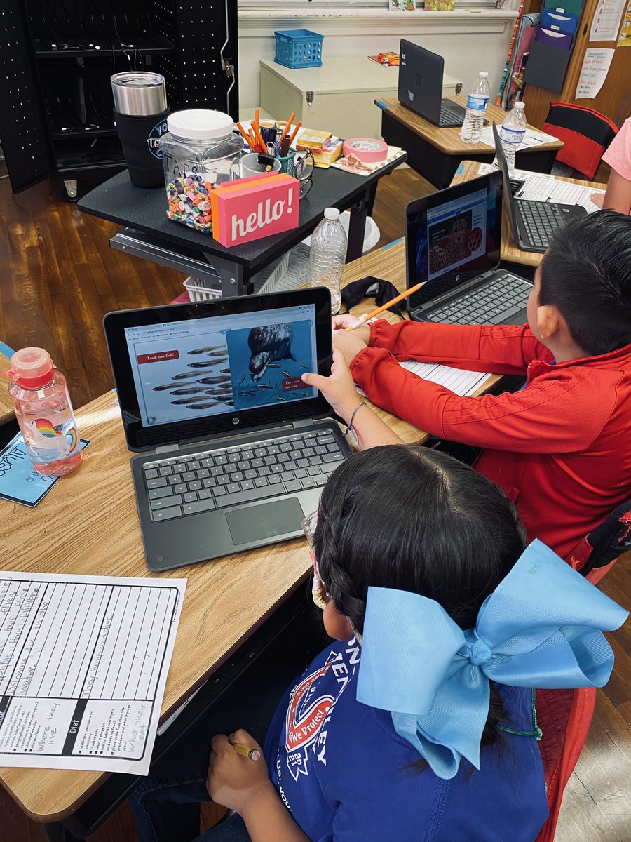 MsLynnNSE's tweet photo. Our class loves using Epic Books to research our animal!! #March21NSE https://t.co/JrczJcup2S