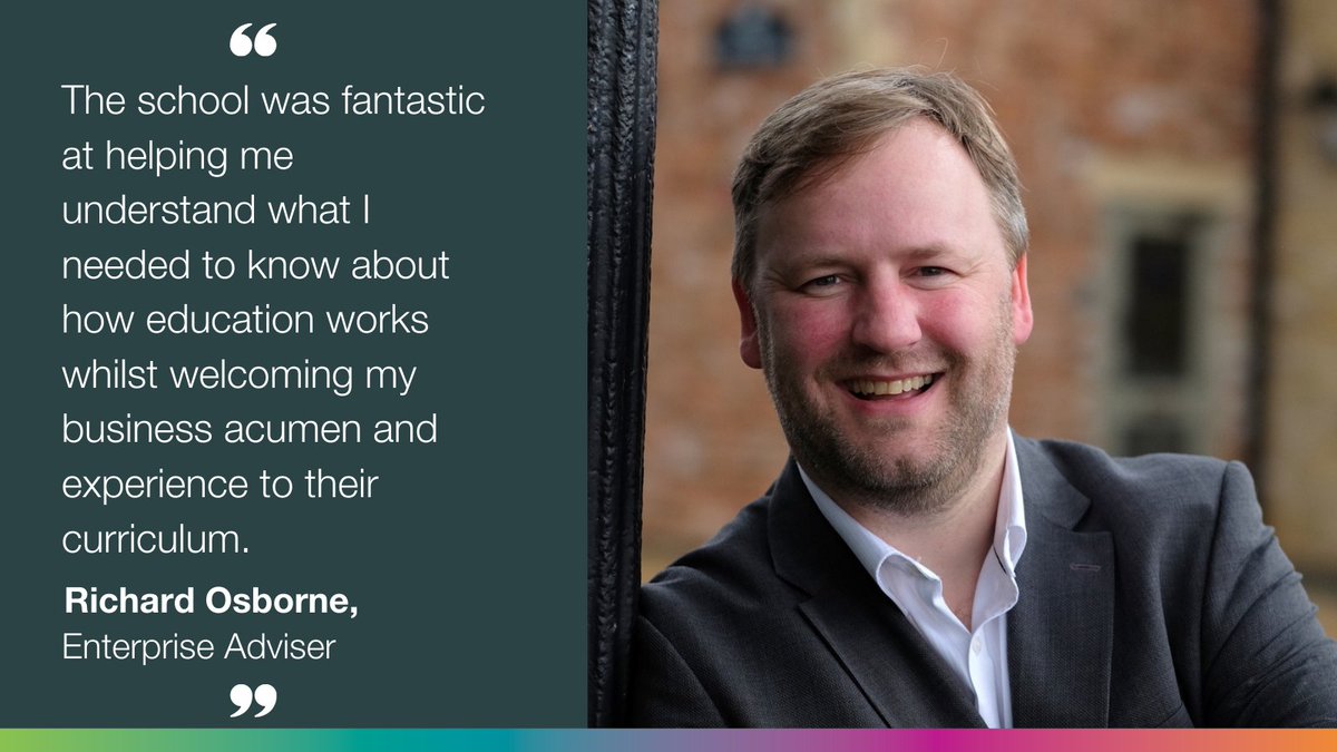 "I feel that I’ve been able to make such a difference"

Hear from Richard on his experience as an Enterprise Adviser. Alongside owning his own business, he offers advice and support to #SEND students at Northgate School &amp; Arts College.

Read his blog here: semlep.com/news/2021/supp…