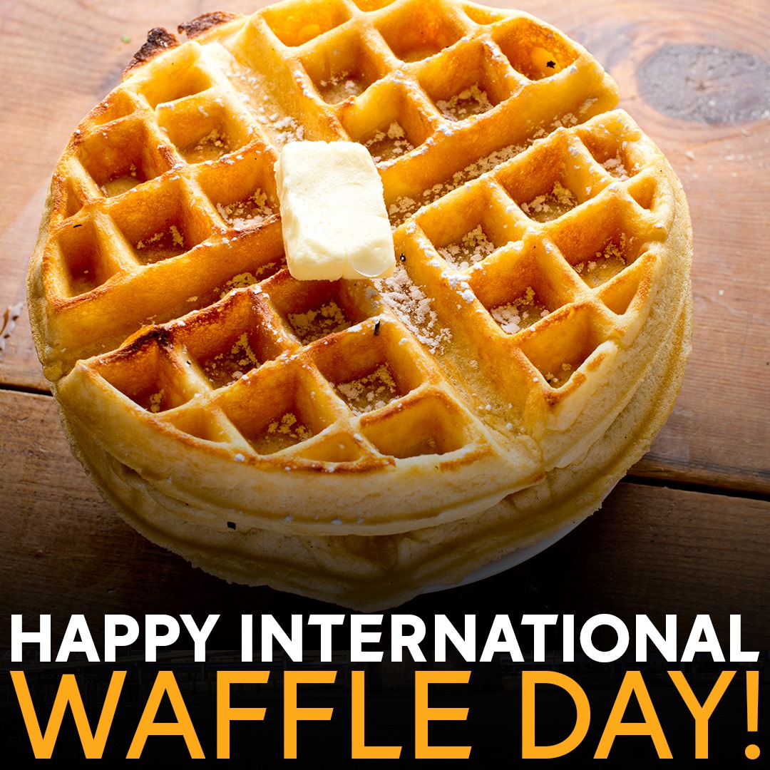 Happy #InternationalWaffleDay! 🧇😋