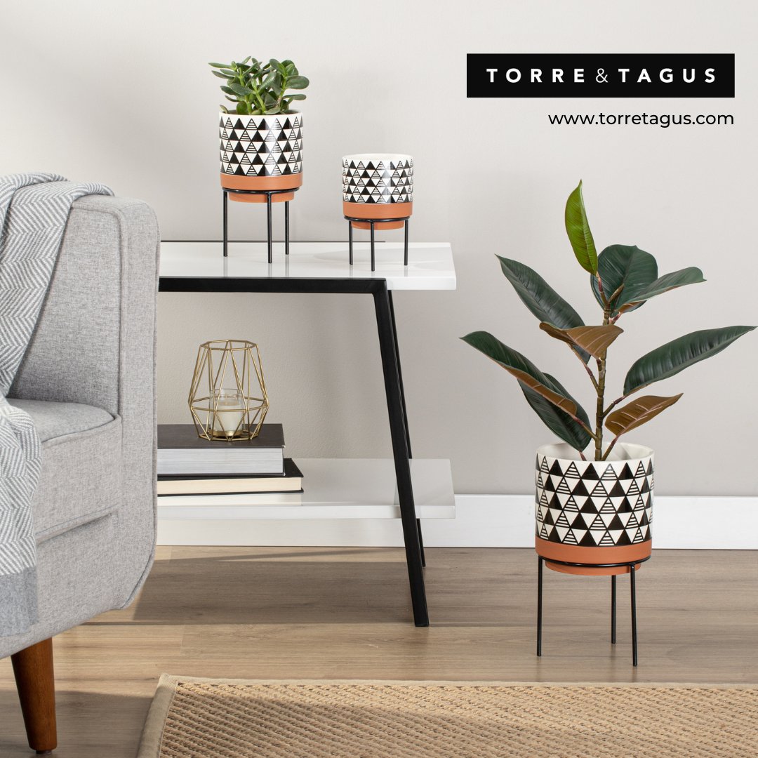TorreAndTagus's tweet photo. Spring is here and we're all about planters! What better way to showcase your favorite plants than with the Gilded Agate or Mesa Diamond Glazed Ceramic Drop Pot Planters. 
#torreandtagus #homedecor #planters #plants #spring #decorator #interiordesign #designer https://t.co/ZdBjzW6vWm