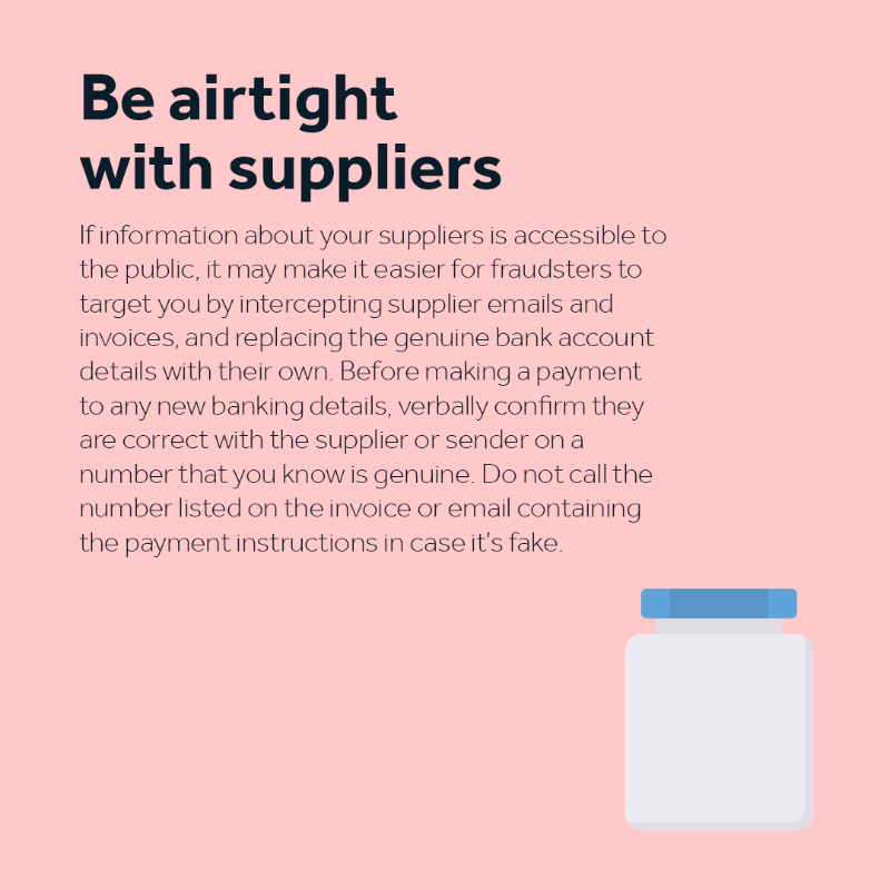 Barclays's tweet photo. NEWS: Barclays data shows that scams are on the rise, with the construction and property sector accounting for nearly a quarter of victims last year. John Heaver, Barclays Head of Business Banking Fraud, shares his checklist to support SME scam prevention.