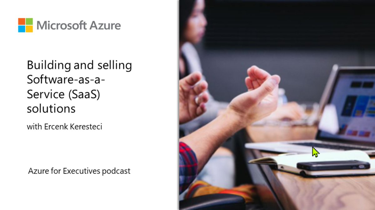 David Starr (@elegantcoder) on Twitter photo Join me and @ercenk in a great discussion on #SaaS solutions. Learn what SaaS really means, how to design a well-crafted solution, and how to sell and monetize most effectively.
azure.microsoft.com/en-us/industri…
#Azure <a href="/AzureMktPlace/">Azure Marketplace</a> #podcasts Join me and @ercenk in a great discussion on #SaaS solutions. Learn what SaaS really means, how to design a well-crafted solution, and how to sell and monetize most effectively.
azure.microsoft.com/en-us/industri…
#Azure <a href="/AzureMktPlace/">Azure Marketplace</a> #podcasts