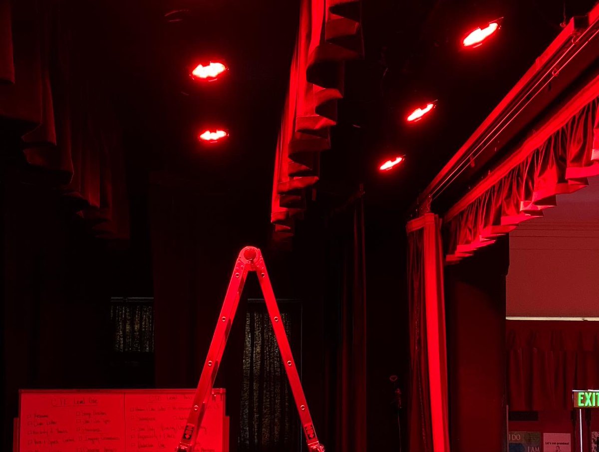 KineticLighting's tweet photo. #installationinprogress Weβve had a busy week on-site at Hollywood HS w/projects in 2 theatres.
.
In small theatre weβre upgrading control to @ETCInc Echo System & swapping incandescent to LED fixtures.
.
In auditorium weβre doing ETC Paradigm programming
.
#lightingsales https://t.co/xyJoHhpIwy