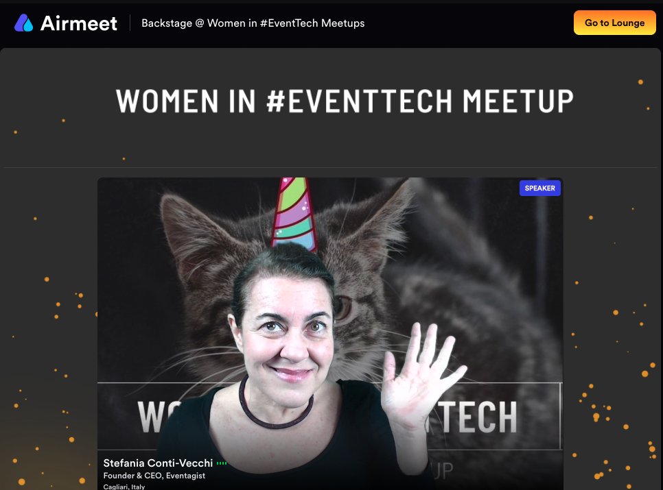 I am ready to start a session w/ <a href="/DahliaElGazzar/">Dahlia El Gazzar – DAHLIA+Agency</a> for the Women In Event Tech meetup. If you join me you'll test some tools like #airmeet, #vocalvideo, and other stuff I use to engage participants.
You can join here: bit.ly/3rjdXtv
#womenineventtech #eventprofs #eventtech