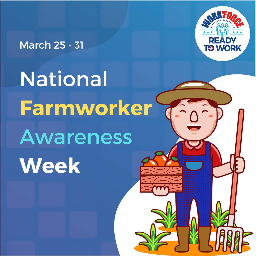 borderplexjobs's tweet photo. Food is the center of our world
and farm hands are the people that make it happen.
We love + salute you for all that you do and all that you are
This oneβs for you
https://t.co/8jO3k7tEtK
A bushel of resources
#farmworkerawarenessweek2021 #workforcesolutionsborderplex https://t.co/lBLGPiHDpR