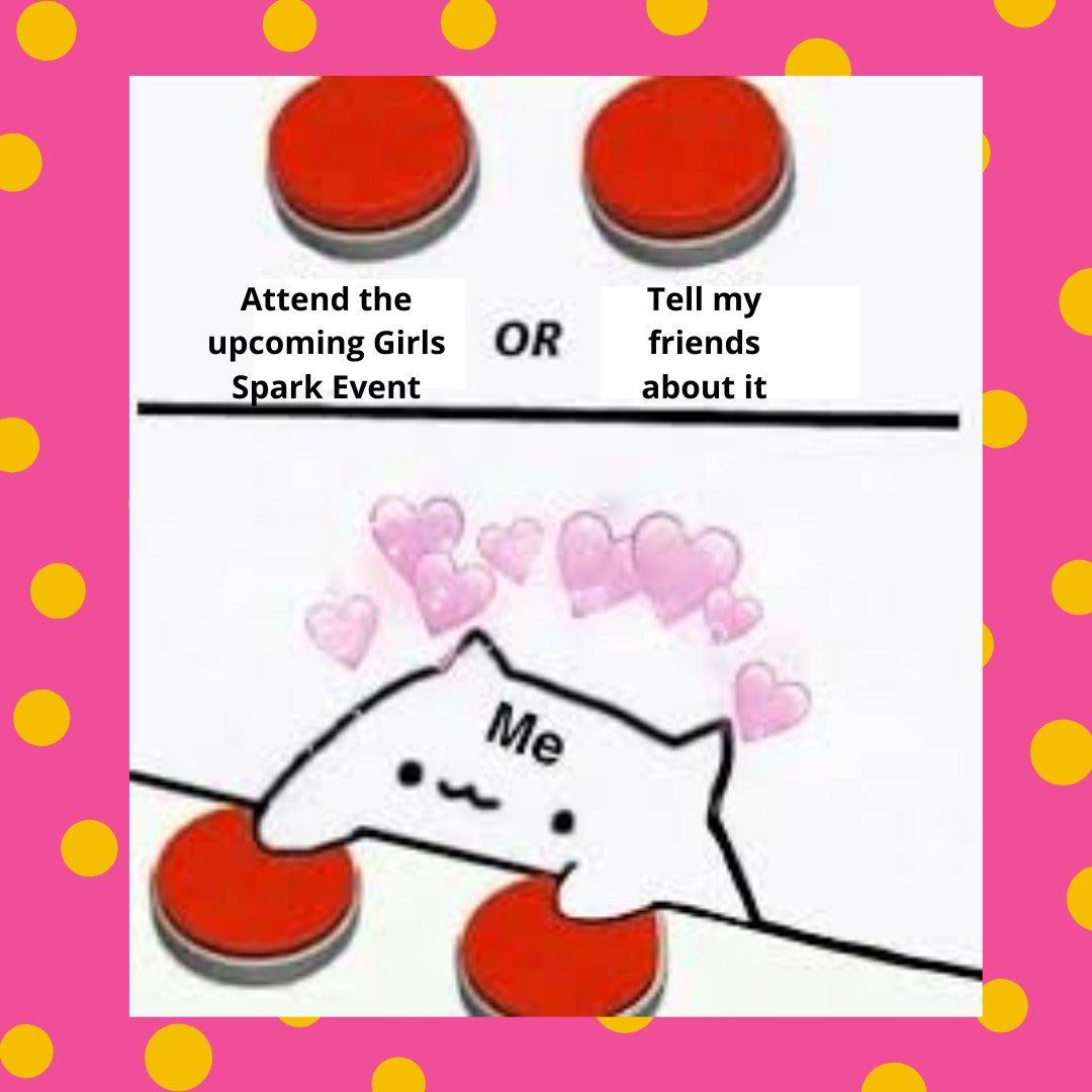 You should definitely should do both 😉  Send Girls Spark some love today and repost on your story!⚡️💗